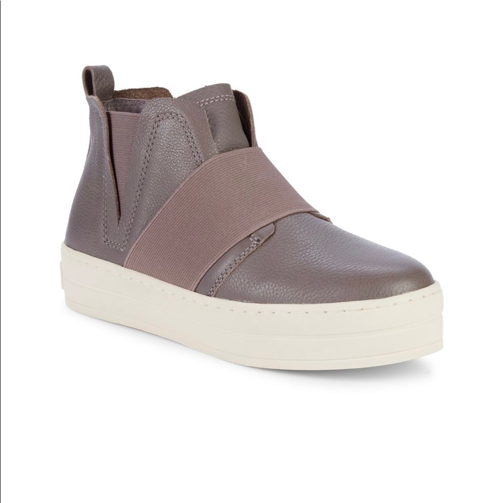 J/SLIDES Holland Leather Retro Taupe Women’s Booties/Sz:8/NWT